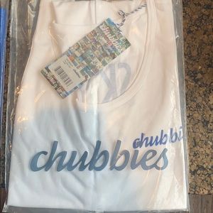 Chubbies tank, white